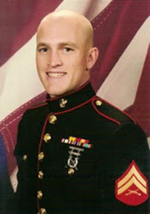 Nathan in his USMC uniform